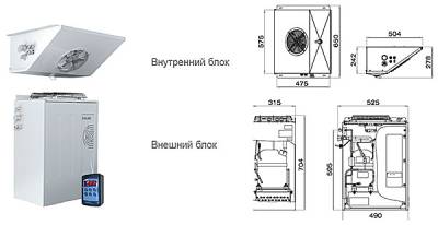 Сплит-система среднетемпературная POLAIR SM 111 P